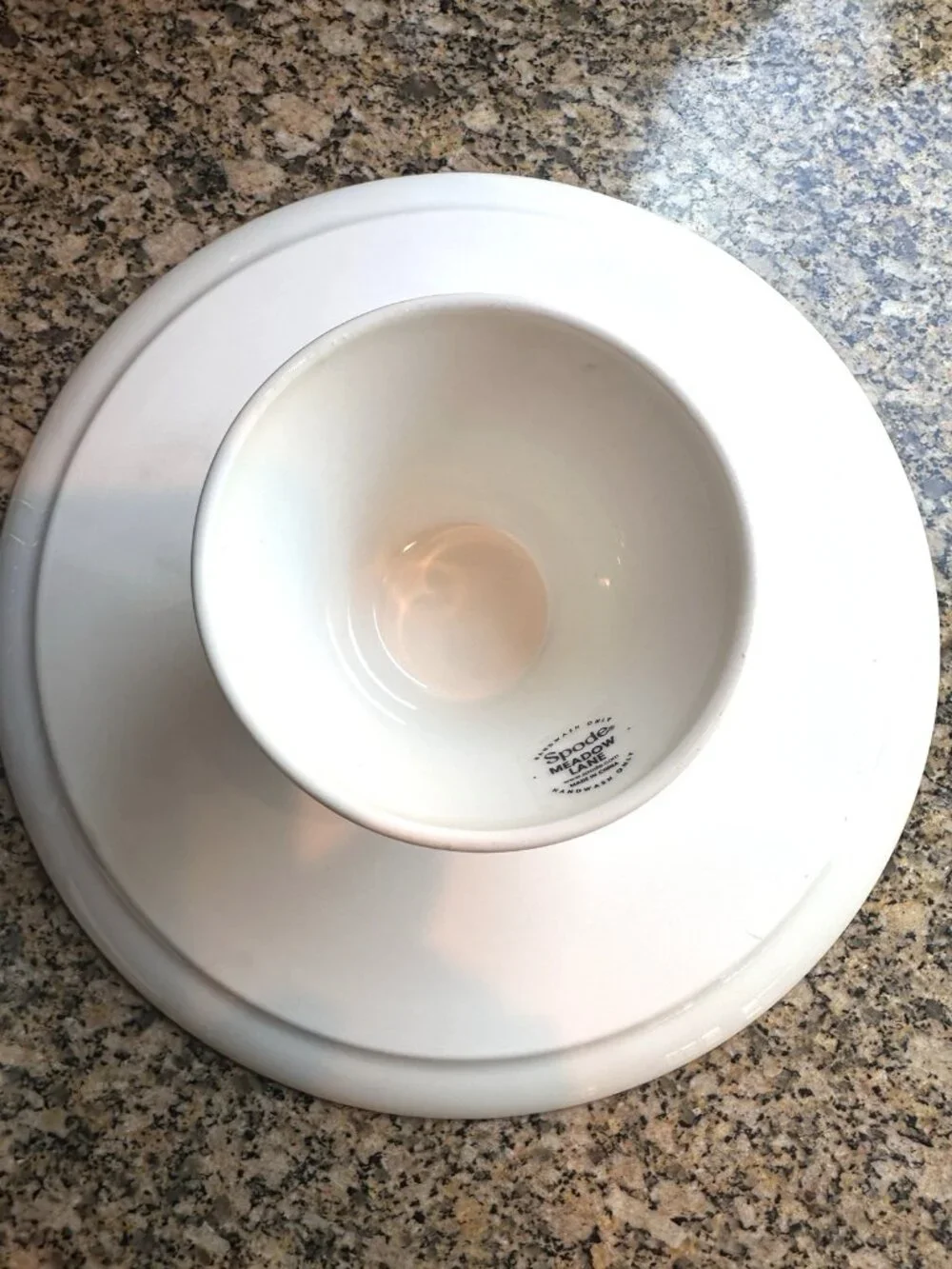 Spode Meadow Lane Rabbit Pedestal Cake Stand 12.5